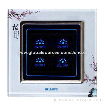 Intelligent Touch Panel Light Switch, 110-240V AC, 50/60Hz Operating Voltage